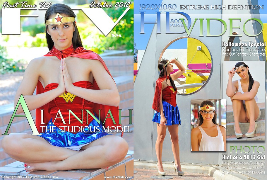 [FTVGirls.com] Alannah Monroe (The Studious Model) [2012 г., Solo, Anal, Orgasm, Masturbation, Toy, Vibrator, 1080p]