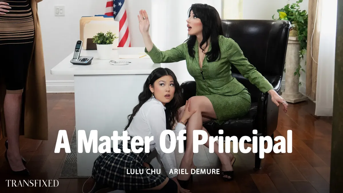 [Transfixed.com/AdultTime.com]Ariel Demure & Lulu Chu(A Matter Of Principal)[2026 г., Transsexual, Feature, Hardcore, All Sex, 2160p]