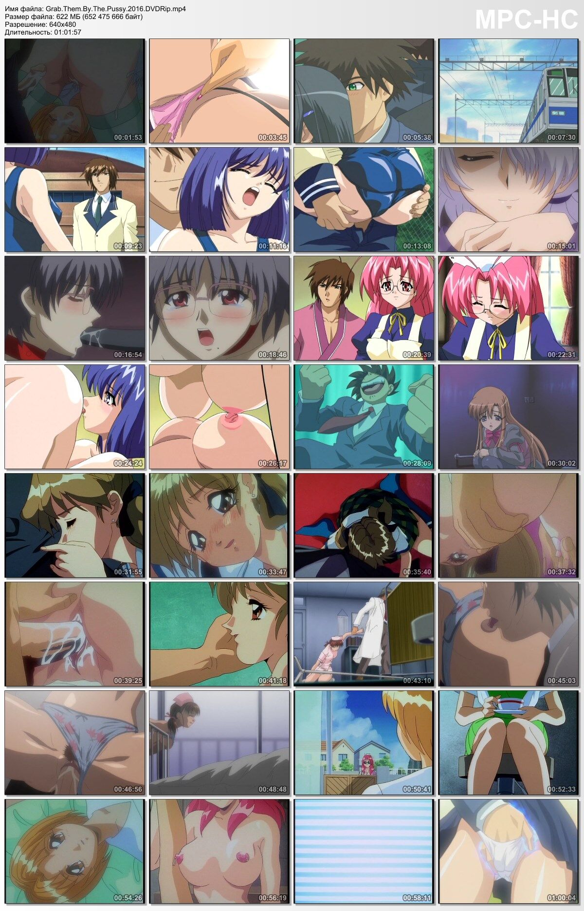 Grab Them By The Pussy! / Grab them for pussy! (Adult Source Media) [UNCEN] [2016, Anime, Big Tits, All Sex, Various, DVDRip] [ENG] – Porn torrents download