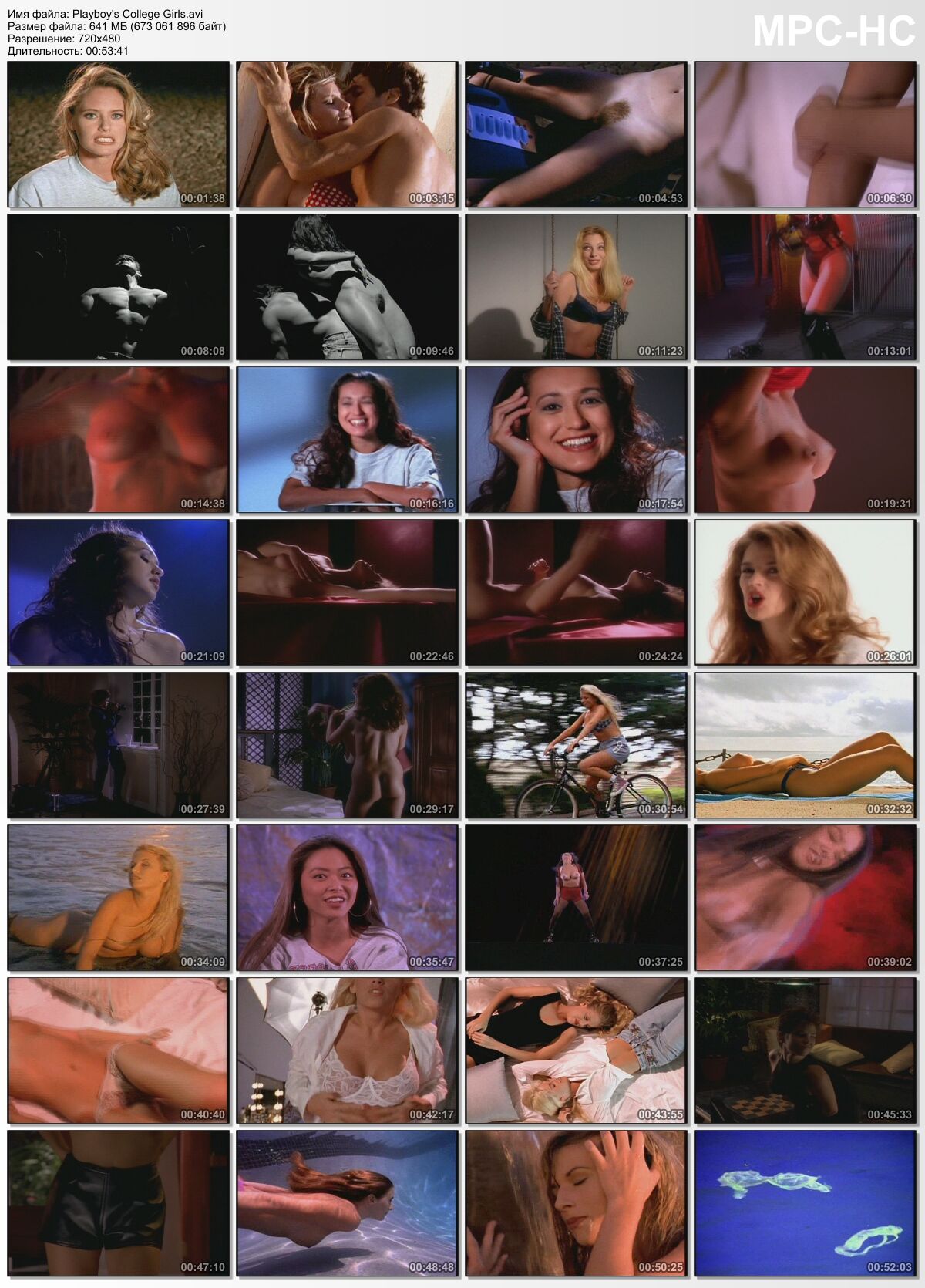 Playboy: College Girls / Playboy: College Girls (Robert Kubilos) [1994, Erotic, Documentary, DVDRip] – Porn torrents download