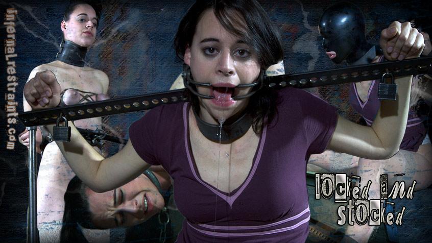 [InfernalRestraints.com] 314 - Locked and Stocked (2011-02-18) [2011 г., BDSM, Bondage, Mouth Fixation, 720p]