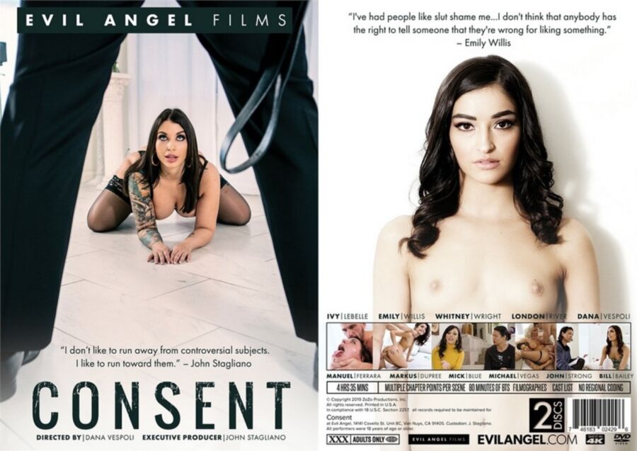 Consent / Resolution (Evil Angel) [2019 g., Documentary, Domination, Anal, DP, Strapon, HDRip, 720p] (Bill Bailey, Dana Vespoli, Emily Willis, Ivy Lebelle, John Strong, London River, Manuel Ferrara, Markus Dupree , Michael Vegas, Mick Blue, Whitney Wright – Porn torrents download