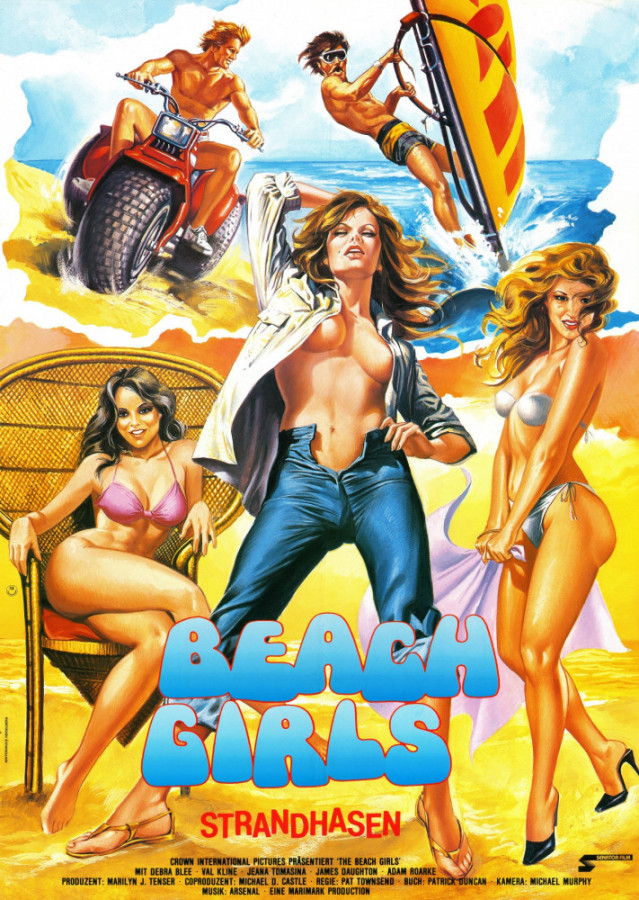 Beach Girls / Пляжные девочки (Bud Townsend, Marimark Production) [1982 г., Erotic, comedy, BDRemux, 1080p] (Debra Blee, Val Kline, Jeana Tomasina, James Daughton, Adam Roarke, Beans Morocco, Fern Fitzgerald, Tessa Richarde) rus ]