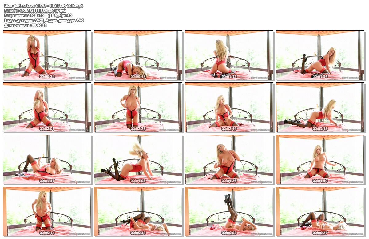 [Xogisele.com] Love Gisele – Hot Body Suit [2014, Solo, Erotic, Big Boobs, 1080p] – Porn torrents download