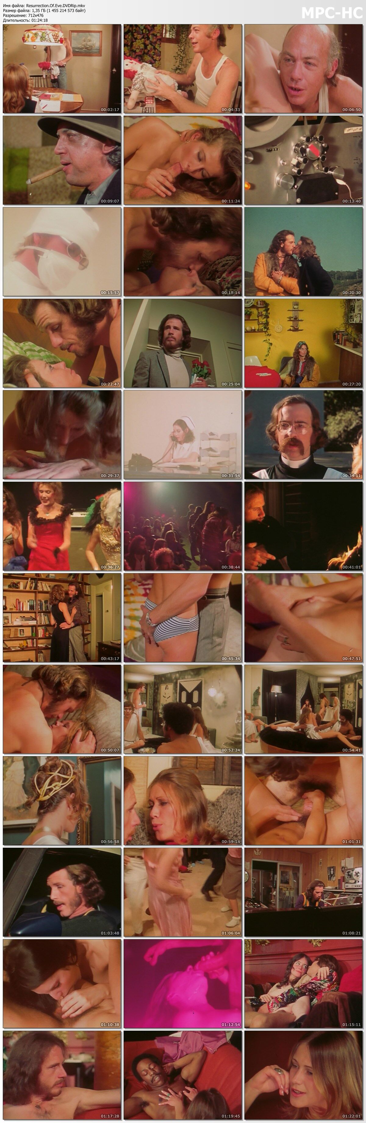 Resurrection of EVE / Resurrection Eva (Artie Mitchell, Jon Fontana, Mitchell Brothers) [1973, Feature, Classic, DVDRip] Diane Miller, Kandi Johnson, Marilyn Chambers, Mimi Morgan, Nancy Weich – Porn torrents download