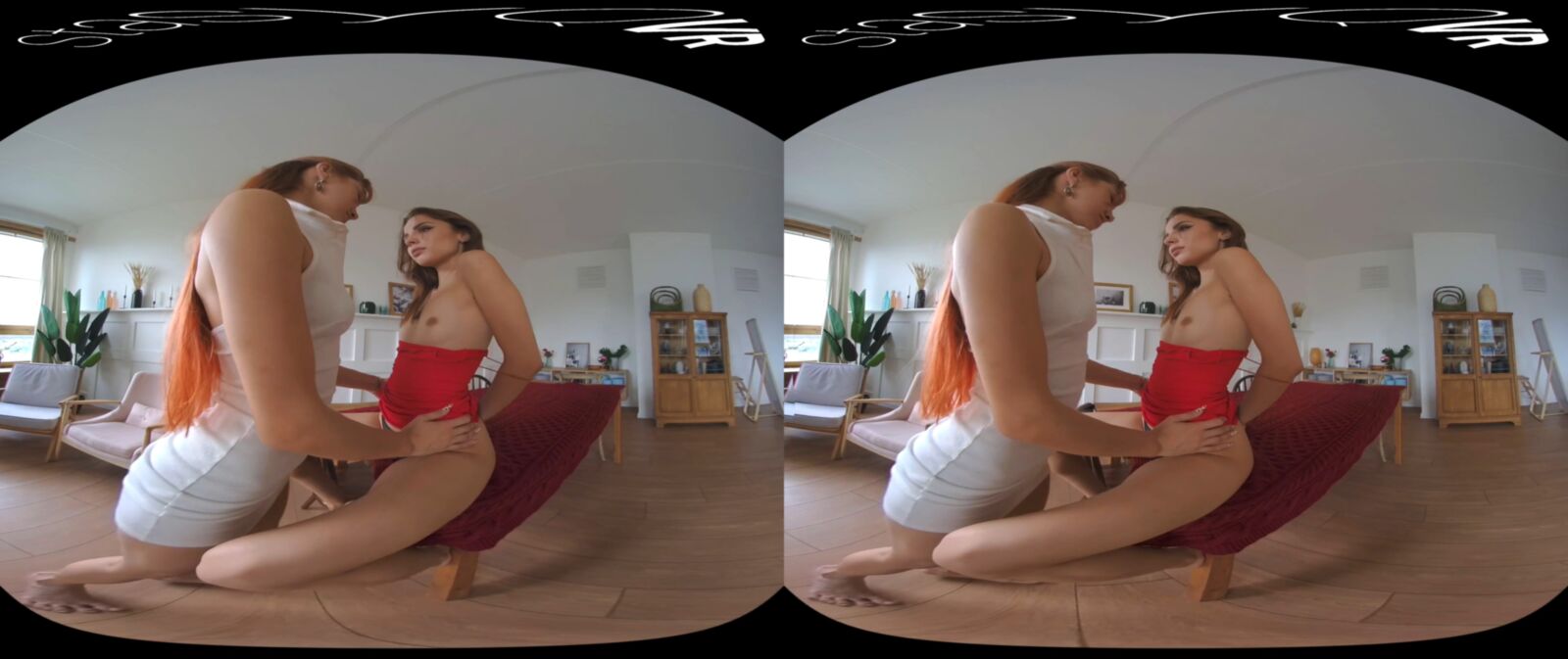 [602 MB] [StasyQVR.com] SharonQ, StarlaQ (Two for One / 24.09.2020) [2020, Brunette, Redheads, Music, Lesbian, No male, Softcore, Striptease, Russian, VR, 4K, 1616p] [ GearVR] – Porn torrents download