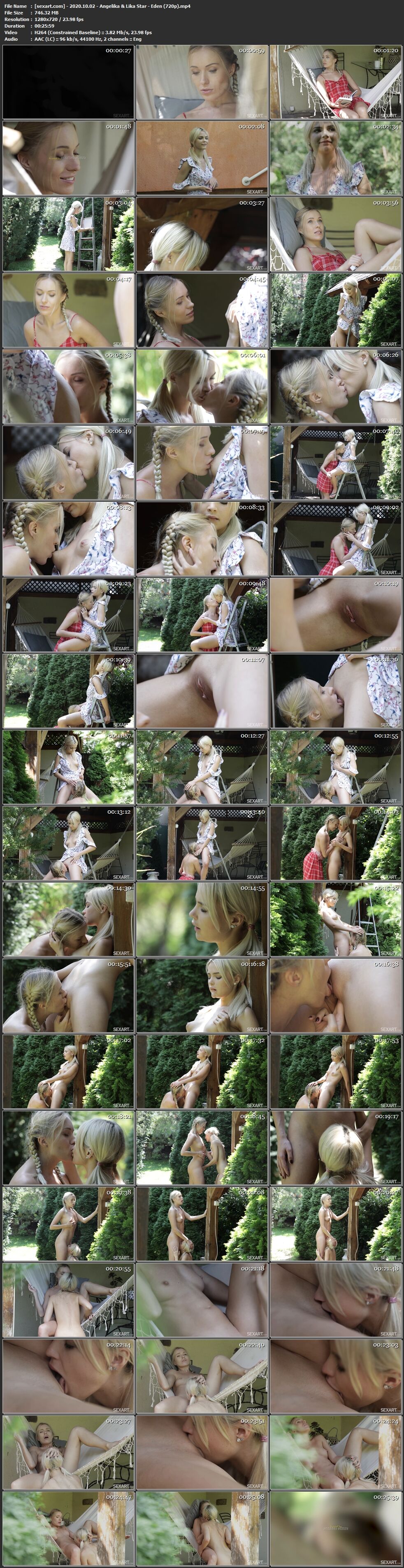 [746.3 MB] [SexArt.com / MetArt.com] Angelika & Lika Star – Eden [2020.10.02, Lesbian, Barefoot, Blonde, Breasts, Outdoors, Pillows, Nails, 720p] – Porn torrents download