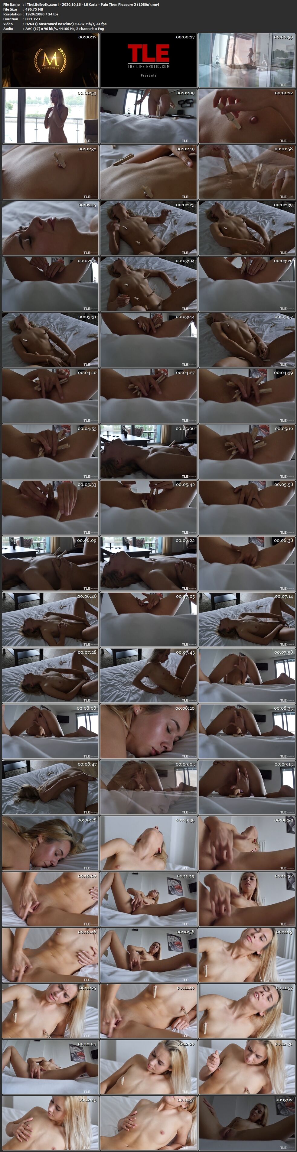 [486.7 MB] [TheLifeErotic.com / MetArt.com] Lil Karla – Pain Then Pleasure 2 [2020.10.16, Solo, Posing, Barefoot, Bedroom, Blonde, Breasts, Indoors, Masturbation, 1080p] – Porn torrents download