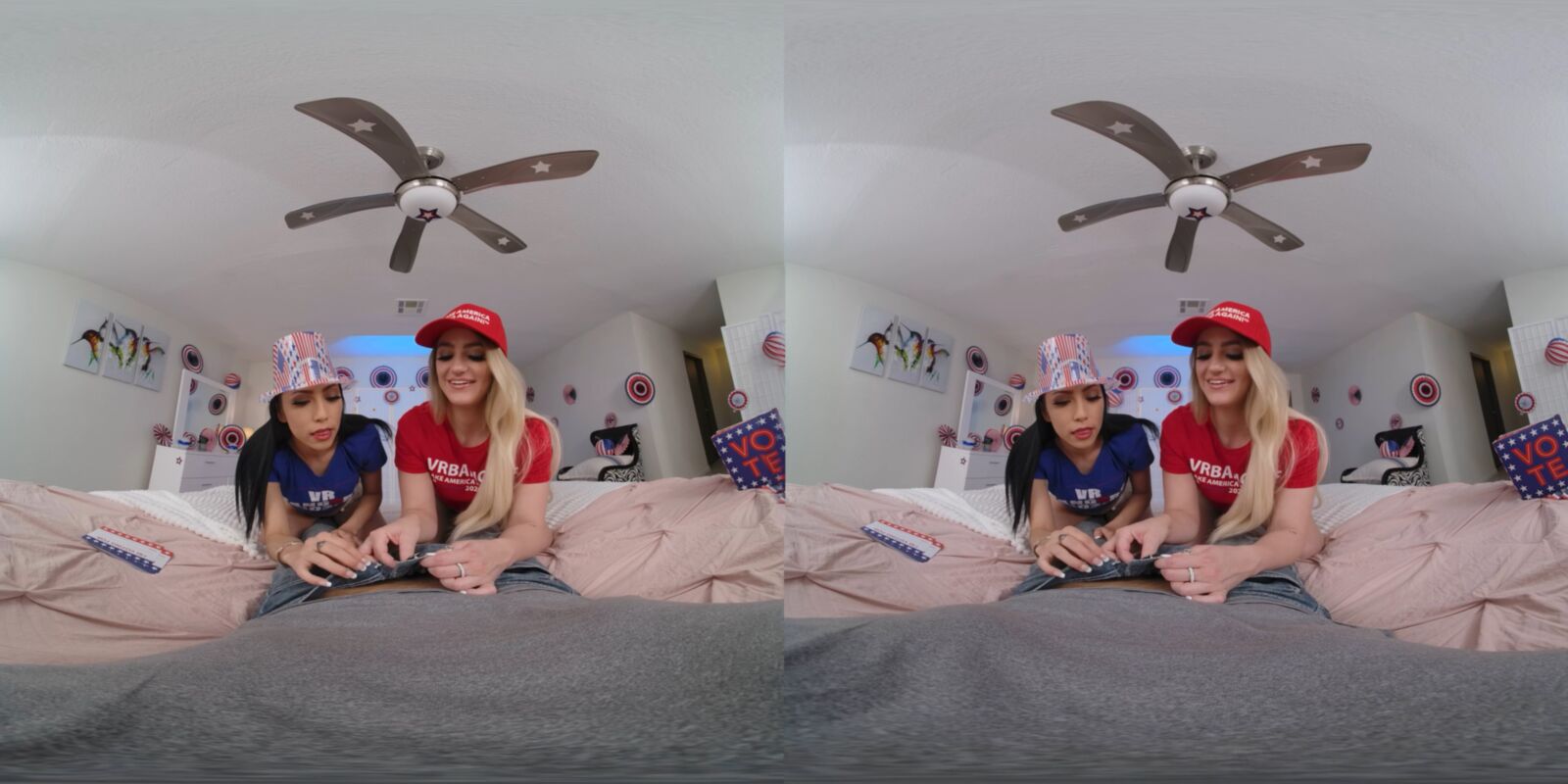 [6.78 GB] [VRBangers.com] Judy Jolie, Kenzie Madison (Election Day 2020 / 10.27.2020) [2020 g., Babe, Blonde, Blowjob, Brown Eyes, Brunette, Cowgirl, Cumshot, Curvy, Doggystyle, Hardcore, Missionary , Natural Tits, POV, Reverse Cowgirl, Straight, Threesome, Trimmed Pussy, Vaginal Sex, VR, 4K, 2048r] [Oculus Rift / Vive] – Porn torrents download