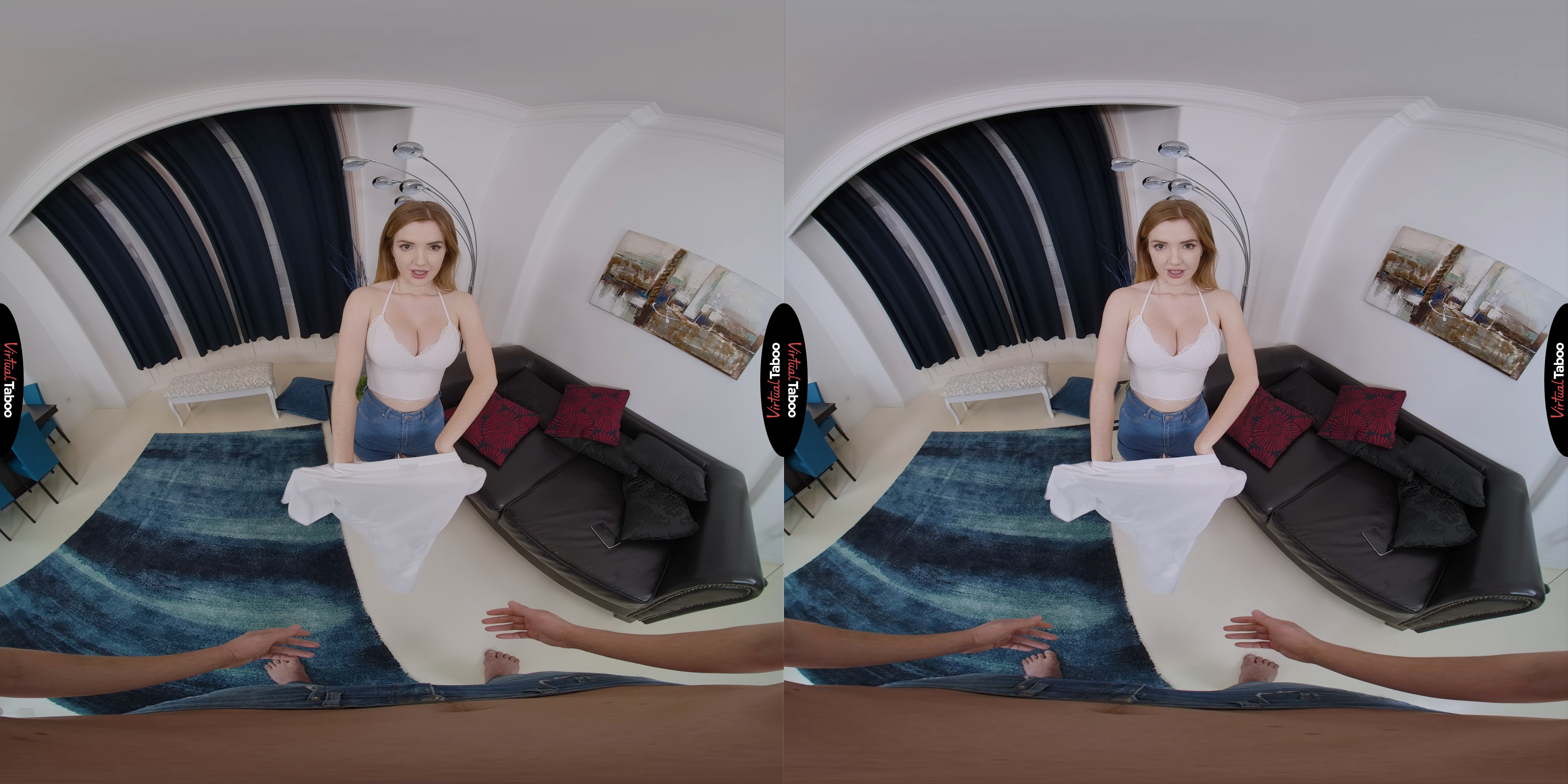 [10.22 GB] [VirtualTaboo.com] Scarlett Jones (No T-Shirt Can Hide That / 03/23/2021) [2021, Hardcore, Big Tits, Blowjob, Cowgirl, Cum Eating, Family Sex, Natural Tits, POV, Shaved Pussy, Step Sister, Taboo Sex, Teen, Young Girl, VR, 7K, 3630p] [OCULUS RIFT / VIVE] – Porn torrents download