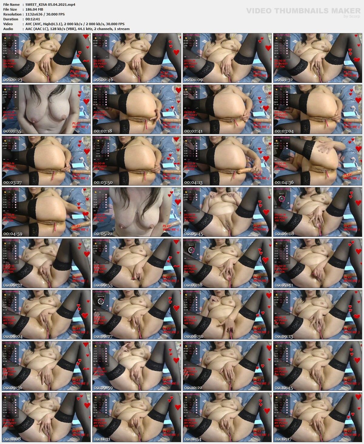 [Bongacams.com] Sweet Kisa 05.04.2021 [2021, Masturbation, Orgasm, Solo, Sex Toys, Web-DL] – Porn torrents download