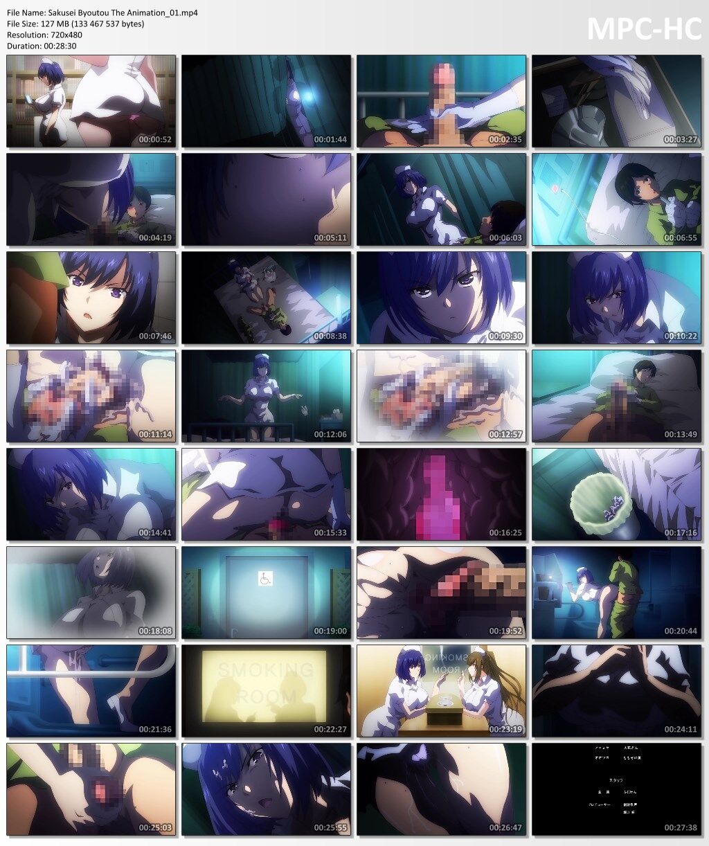 [127.3 MB] Sakusei Byoutou The Animation (ARAKI HIDEKI, SEVEN, PINKPINEAPPLE) (EP.1 of 2) [Cen] [2021, Big Tits, Oral Sex, Nurse, Creampie, DVDRip] [JAP / ENG] – Porn torrents download