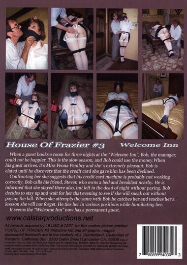 [874.9 MB] House of Frazier # 3 – Welcome Inn / House Frazier # 3 – Friendly Hotel (Calstar) [2007, Bondage, Fetish, BDSM, LEGS, Male Domination, Pantyhose / Stockings, DVDRip] – Porn torrents download