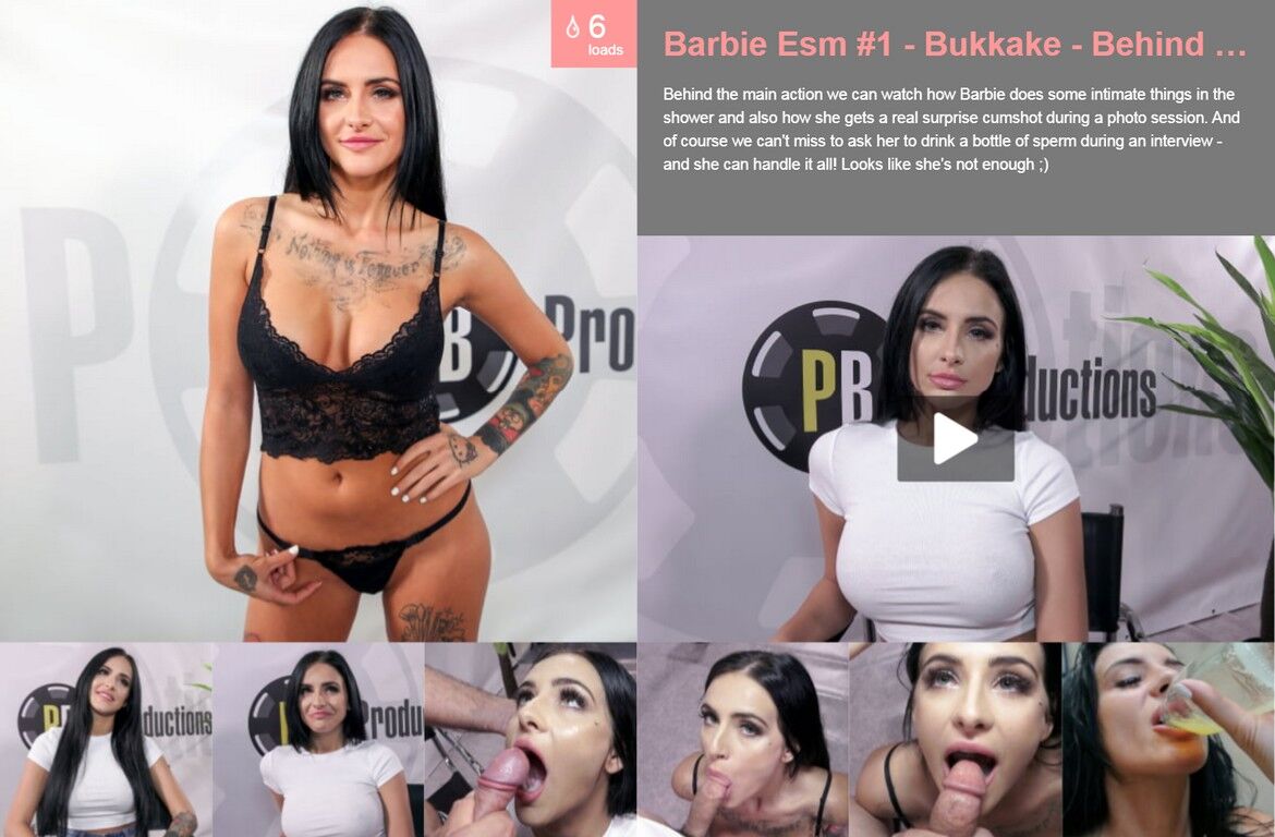 [580.9 MB] [Premiumbukkake.com] Barbie ESM # 1 – BTS # 1 / BTS # 2 / BTS # 3 [2020, Blowjobs, Cumshots, Swallow, 1080p] – Porn torrents download