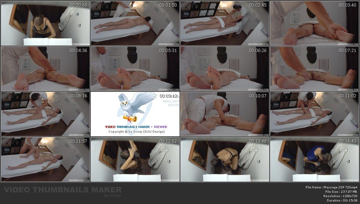 [237.9 MB] [Czechmassage.com / Czechav.com] Massage 209 (04-01-2016) [2016, Fingering, Handjobs, Kissing, AMATEUR, Hidden Camera, Oil, Massage, HDRip, 720p] – Porn torrents download