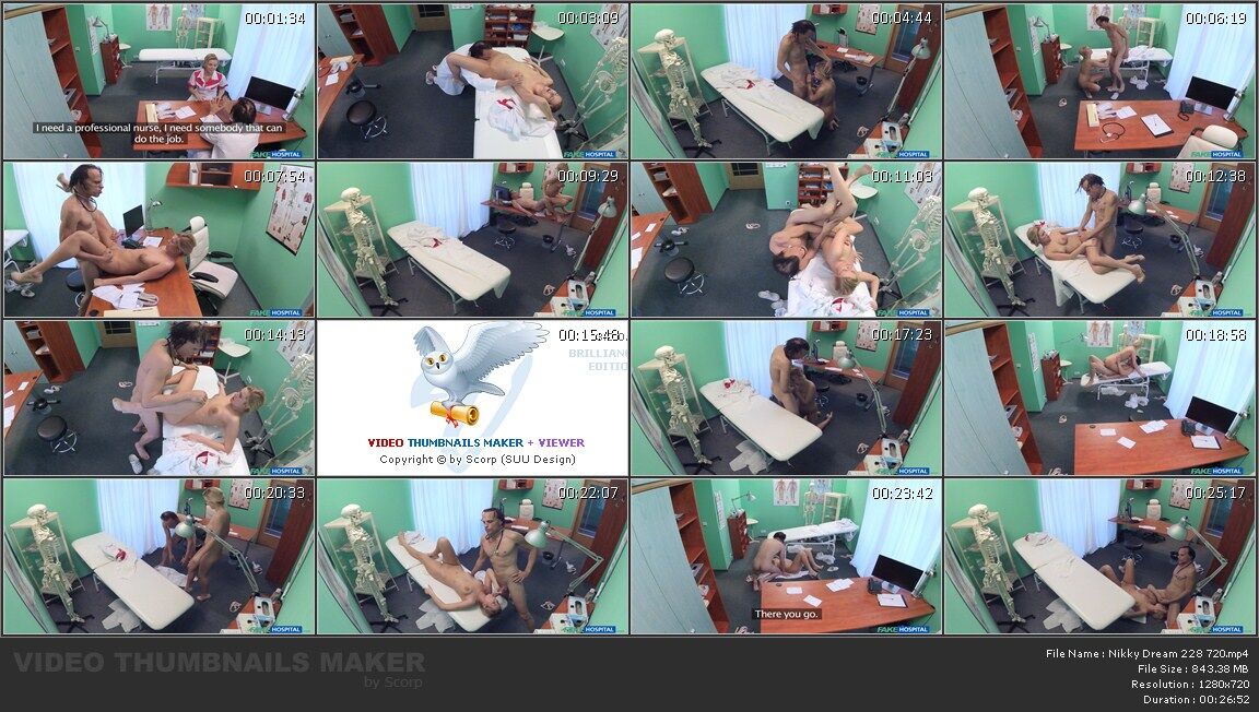 [843.4 MB] [Fakehospital.com] Nikky Dream (American Doctor Fucks Sexy Nurse / E228 / 08-03-2016) [2016, Facial, BJ, Clinic, Nurse, Hidden Camera, Hardcore, All Sex, HDRip, 720p ] – Porn torrents download