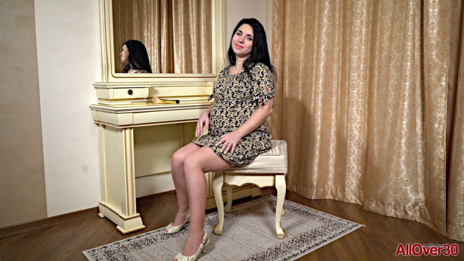 [979.8 MB] [ALLOVER30.COM] TANITA – MATURE PLEASURE / Mature pleasure [2021-06-11, Pregnant, Mature, Masturbation, Hairy Pussy, Natural Big Boobs, 1080p, HDRip] – Porn torrents download