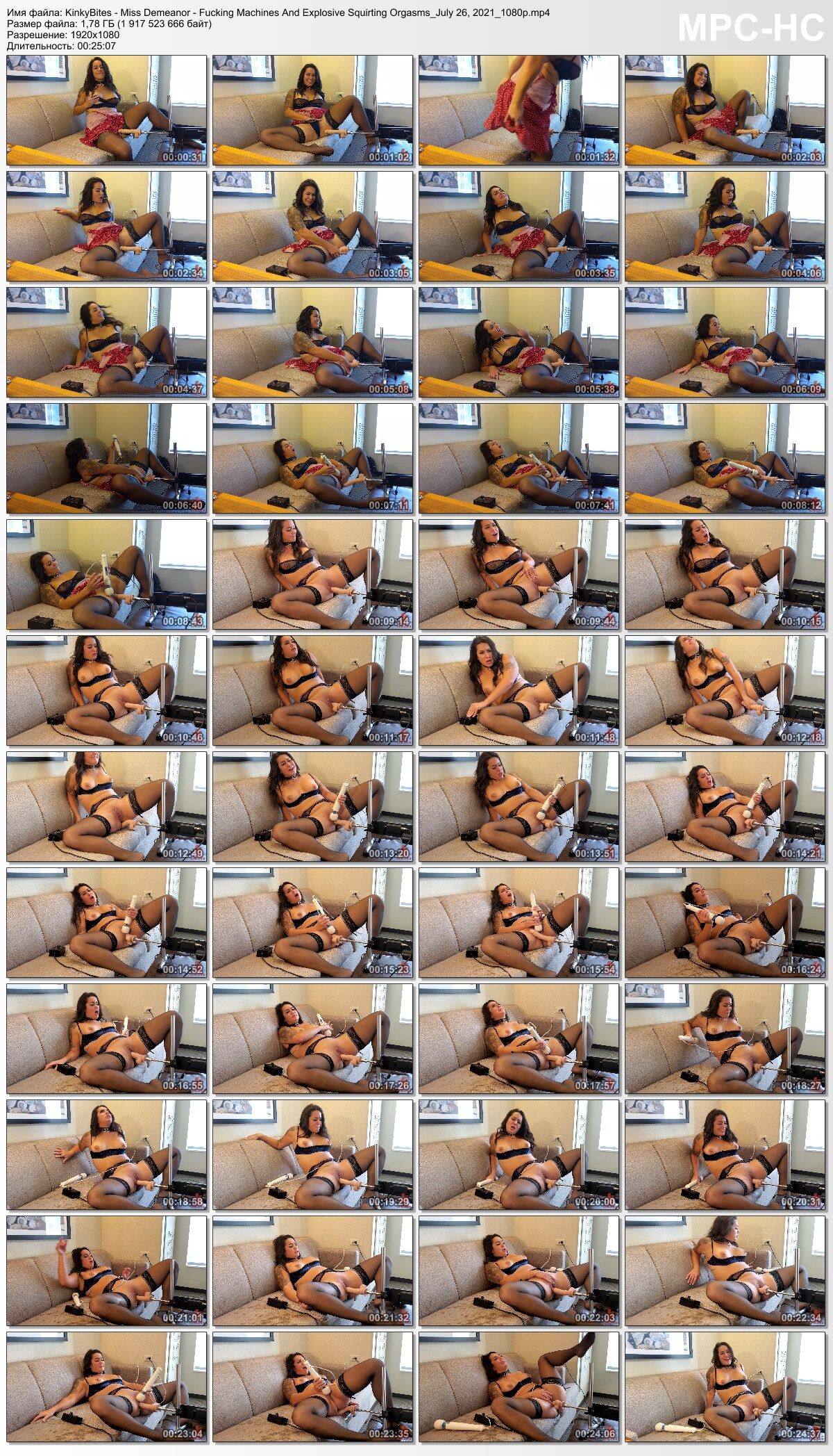 [KinkyBites / kink.com] Miss Demeanor: Fucking Machines and Explosive Squirting Orgasms! (07/26/2021) [2021, Solo, Machine Dildo, Fucking Machine, Masturbation, Dildo, Vibrator, Joi, Stockings, Pierced Nipples, Pierced Pussy, Squirting, SiteRip, 1080p] – Porn torrents download