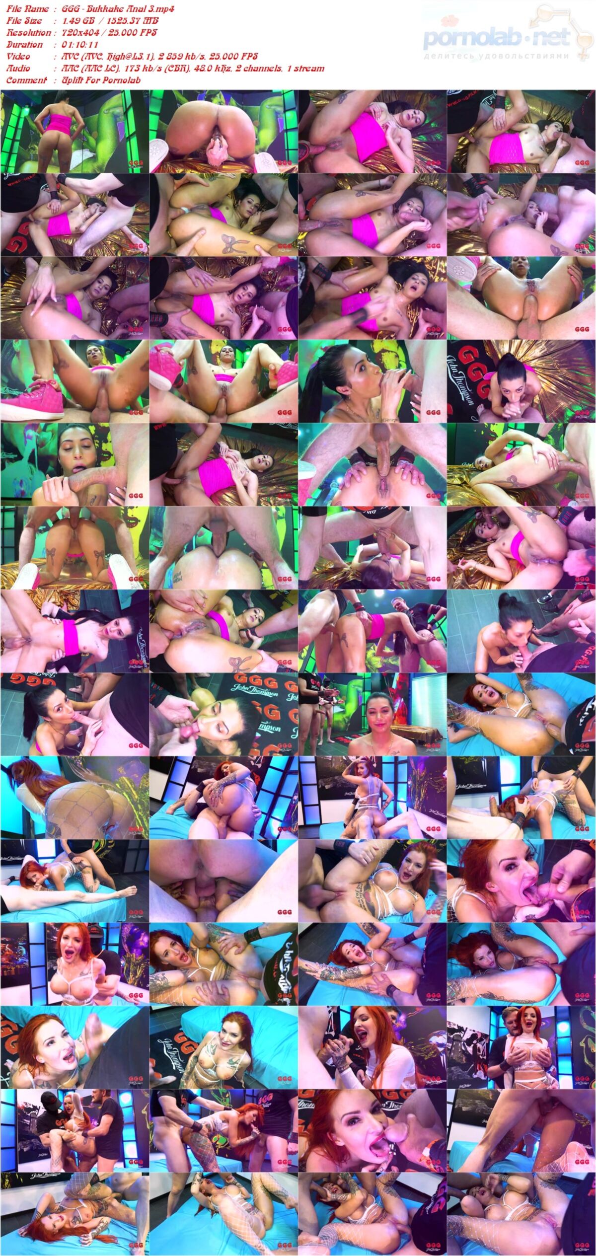 [JTPRON] GGG – Bukkake Anal 3 / Anal & Book 3 (John Thompson, GGG) [12. 2020., Bukkake, Anal, DP, Blowjob, Gangbang, Facial Cumshot, Group, .. Anni, Alexxa vice ..dvdrip] – Porn torrents download