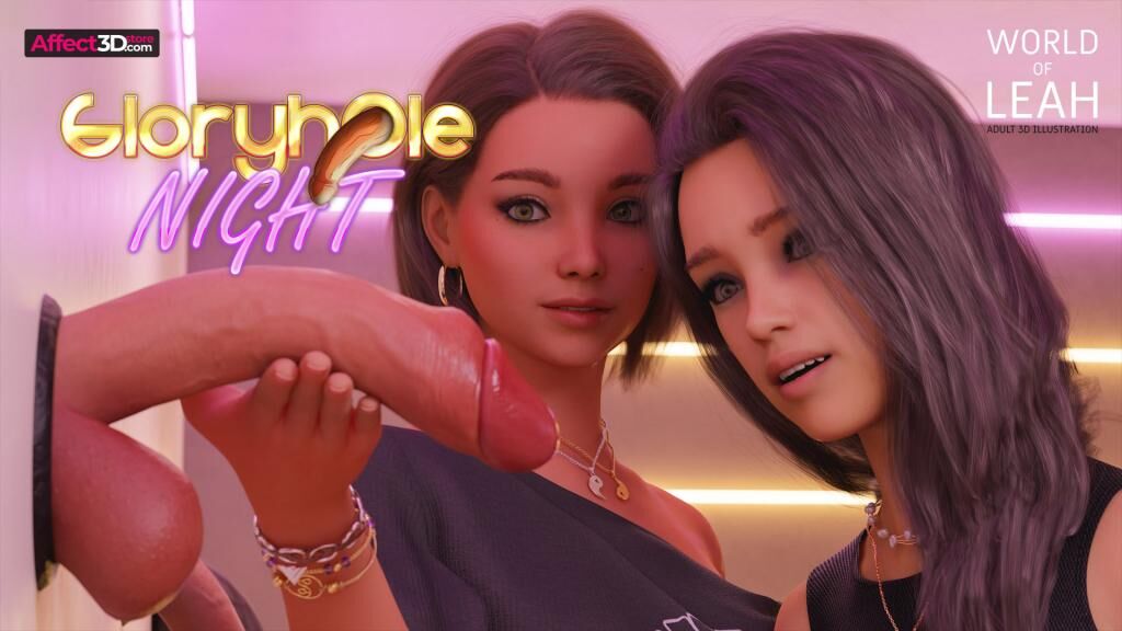 [COMIX] Gloryhole Night (World of Leah, affect3dstore.com) [Big Cock, Blowjob, Cumshot, Oral, Threesome] [jpg] – Porn torrents download