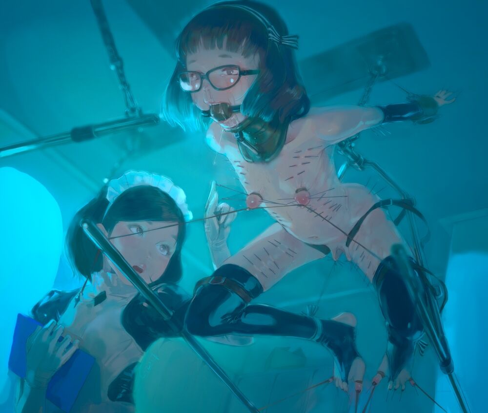 [Art] 1 \u003d 2 (1 Equals 2) – Beauty torture [Uncen] [Anal Sex, Glasses, Bondage, Yuri, Amputee, Asphyxiation, Blindfold, Body Modification, Collar, Gag, Guro, LaTeX, Nose Hook, Piersing, SexToys, Stockings, Slave, Torture, Urination] [JPG, PNG] – Porn torrents download