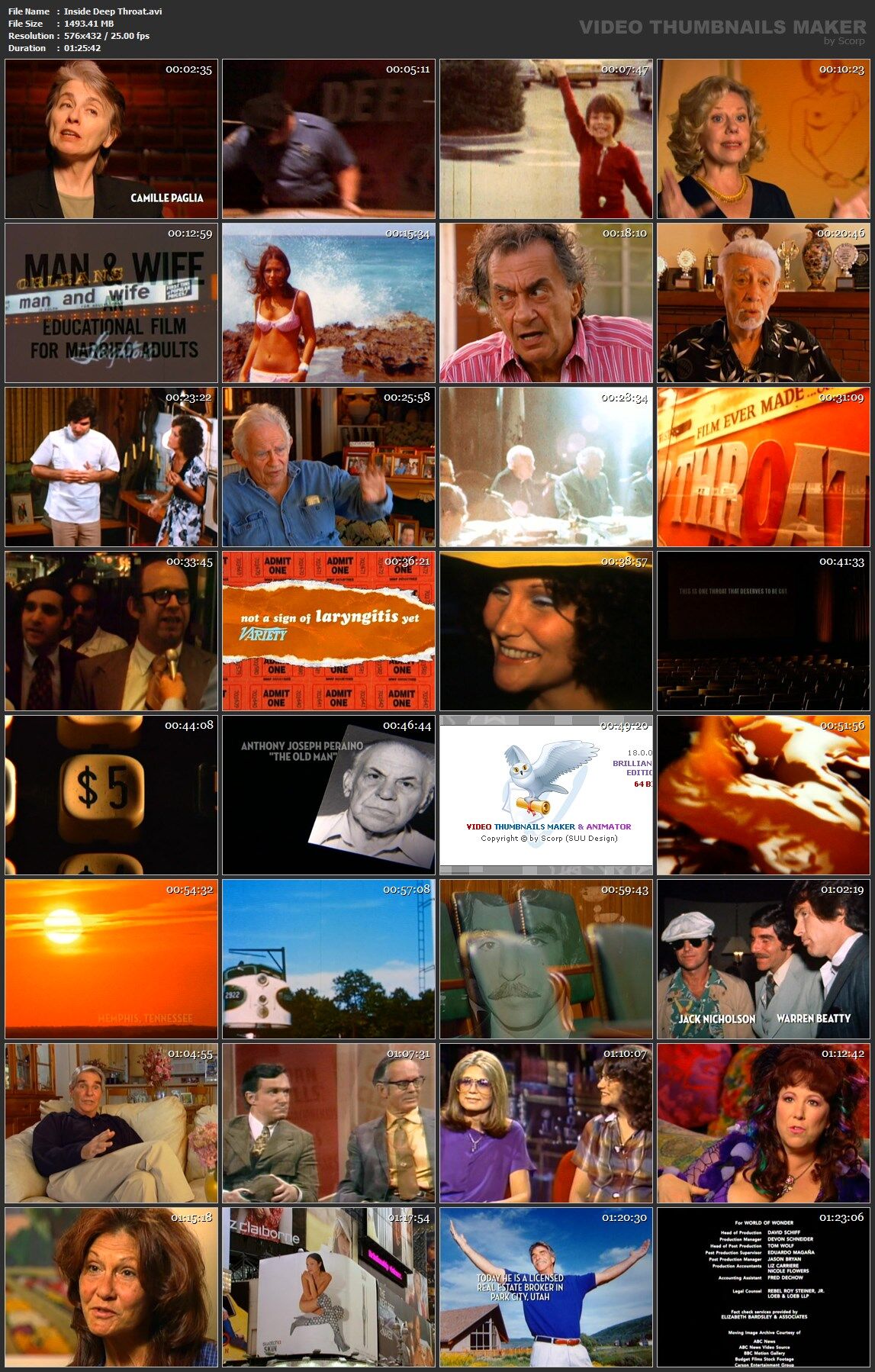 Inside Deep Throat / in Deep Skull (Fenton Bailey, Randy Barbato, HBO Documentary Films) [2005, Documentary, Biography, History, DVDRip] [RUS] (Gerard Damiano, John Waters, Larry Flynt, Erica Jong, Dick Cavett,Camille Paglia, Linda Lovelace, Harry Reems, Hugh Hefner, Bill Maher, Norman Mailer, Charles Keating, Larry Parrish, Gore Vidal) – Porn torrents download