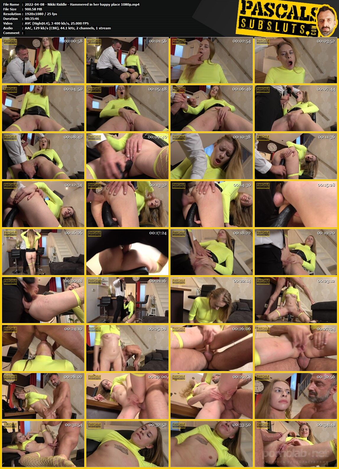 [Pascalssubsluts.com] Nikki Riddle – Hammered in Her Happy Place (04/08/2022) [2022, All Sex, Anal, Blonde, Small Tits, Throat Fingering, Masturbation, Handjob, Dildo, Spanking, Blowjob, Face Fuck, Deep Throat,CUM ON Pussy, 1080p] – Porn torrents download