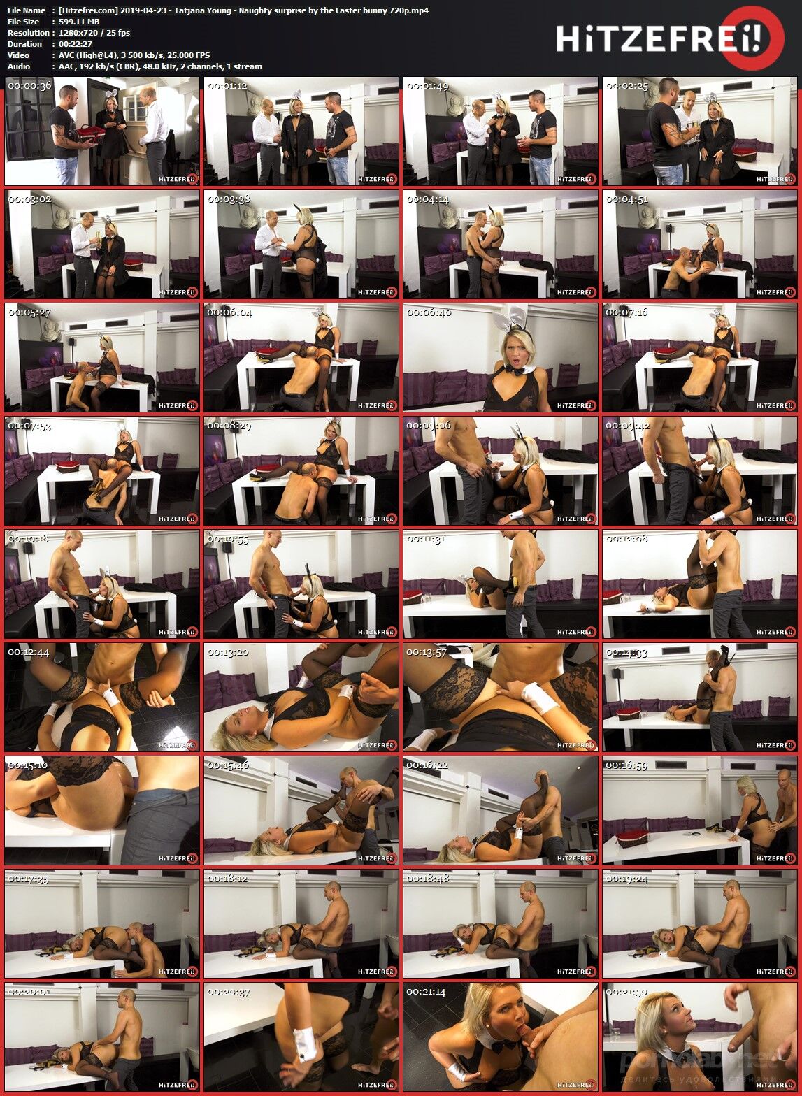 [HitzeFrei.com] Tatjana Young – Naughty Surprise by The Easter Bunny (04/23/2019) [2019, All Sex, Anal, Blonde, Milf, Big Tits, Tattoo, Stockings, Cunnilingus, Blowjob, Handjob, Ass Licking, Cumshot, 720p] – Porn torrents download