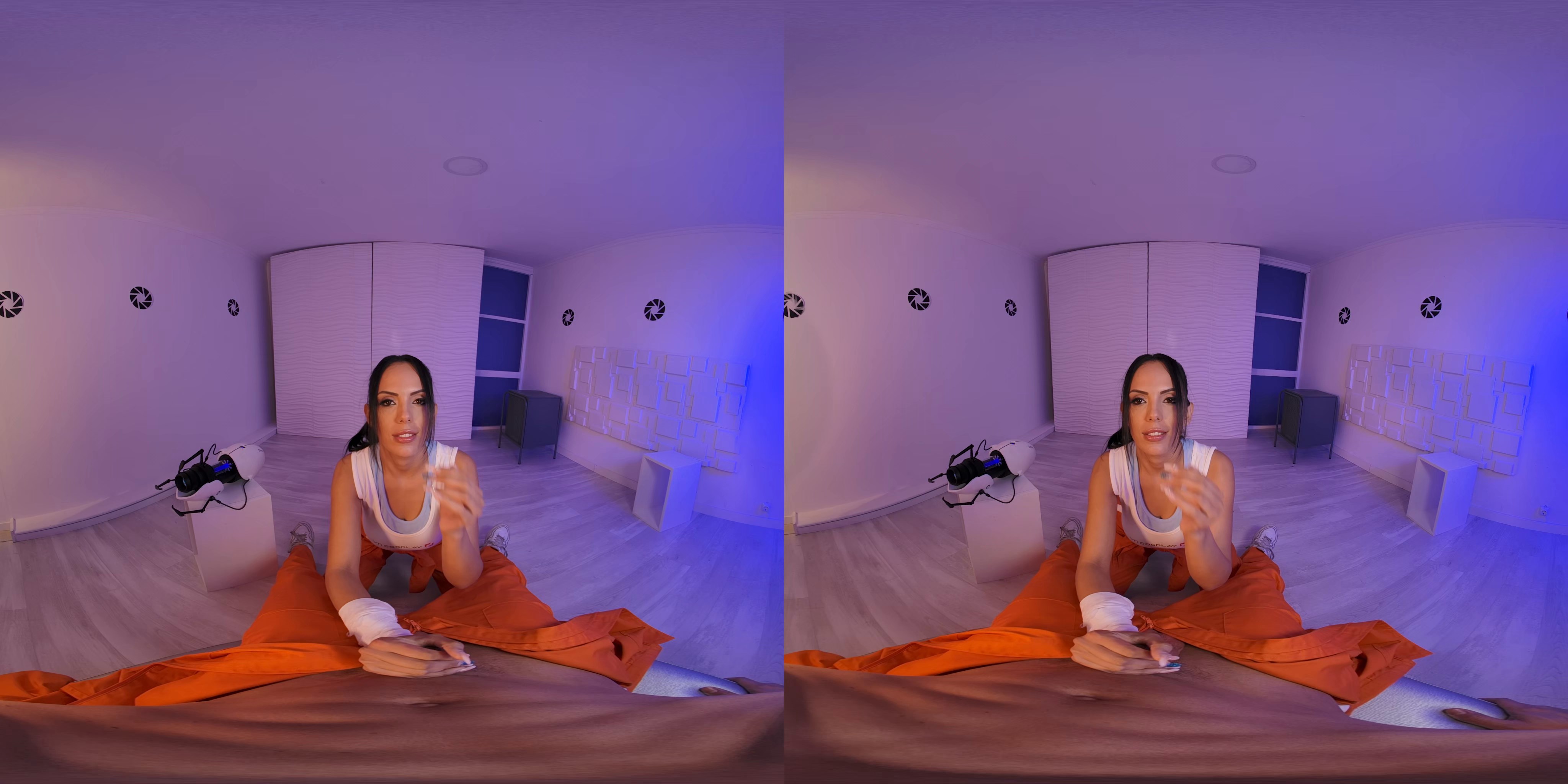[VRCOSPLAYX.COM] APRIL OLSEN (Portal: Chell A XXX Parody) [2022, Babe, Blowjob, Videoogame, Doggystyle, Fucking, Big Tits, Brunette, Latina, Cum On Body., 2048p] [Oculus Rift / VIVE] – Porn torrents download