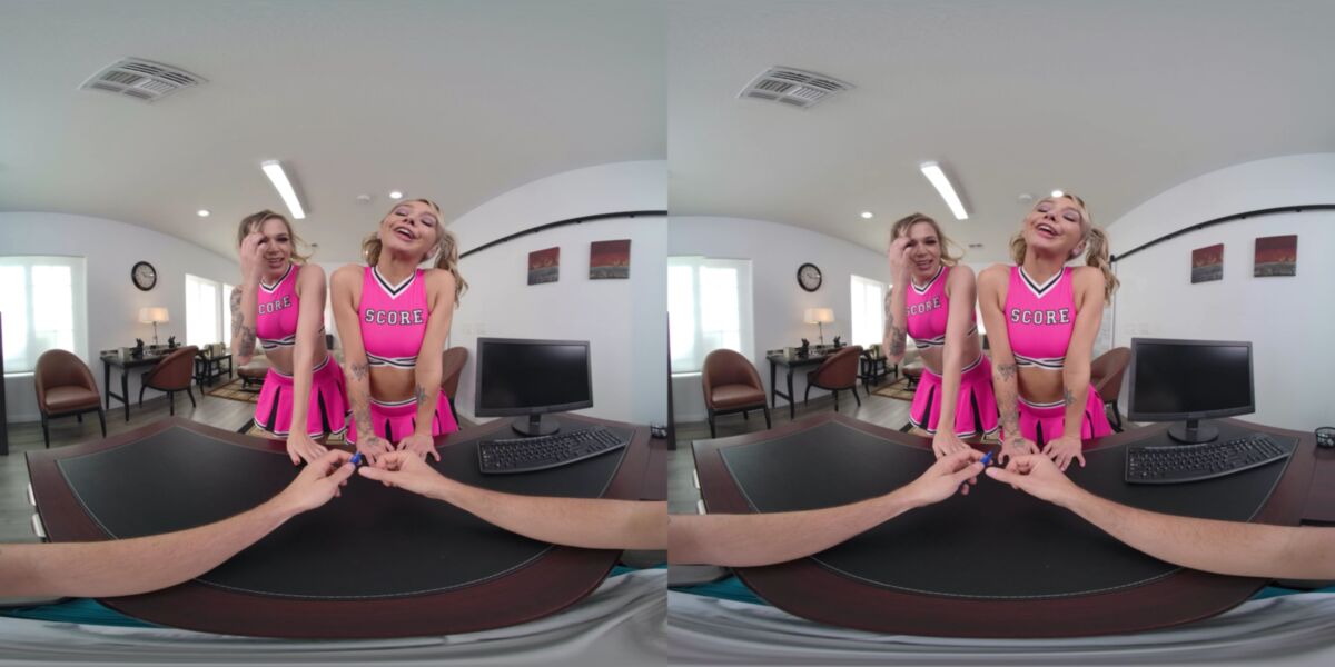 [Realjamvr.com] Mia Kay \u0026 Rory Knox (Threesome: Cheerleaders of your Team 2 / 05/19/2022) [2022, American, Ana, Babe, Blonde, Cheerleader, Cowggy, Doggy Style, Hardcore, Pov, PirecDD NAVELPierced Pussy, Reverse Cowgirl, Shaved Pussy, Socks, Tattoo, Teen, Threesome, VR, 7K, 3584P] – Porn torrents download