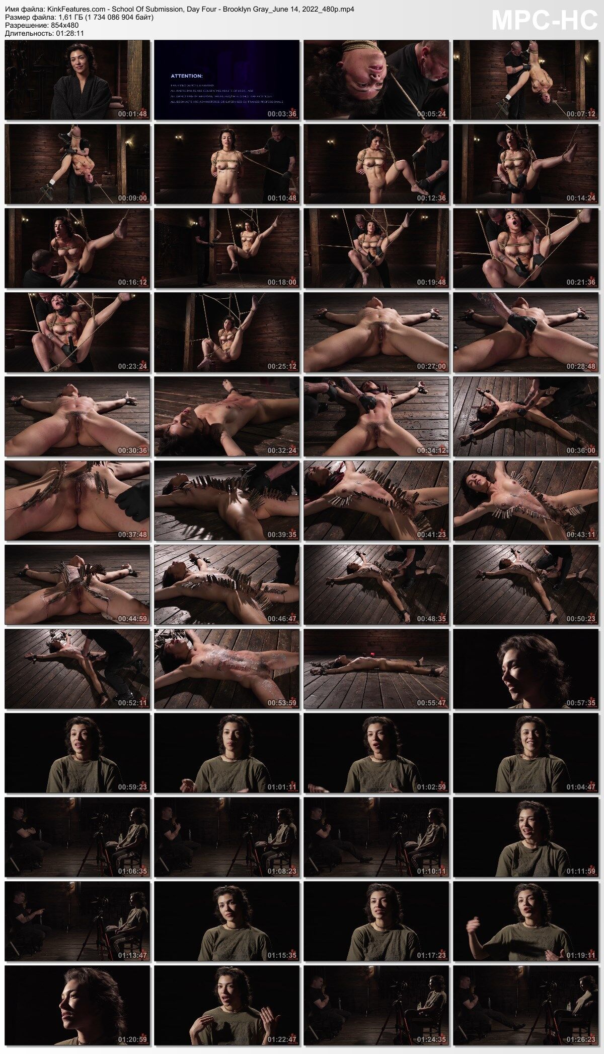 [Kinkfeatures.com / kink.com] Brooklyn Gray – School of Submission, Day Four: Brooklyn Gray (06/14/2022) [2022, BDSM, Bondage, Vibrator, Flogging, WAX, SUSPENSION, SUSPENSION, SUSPENSIE] – Porn torrents download