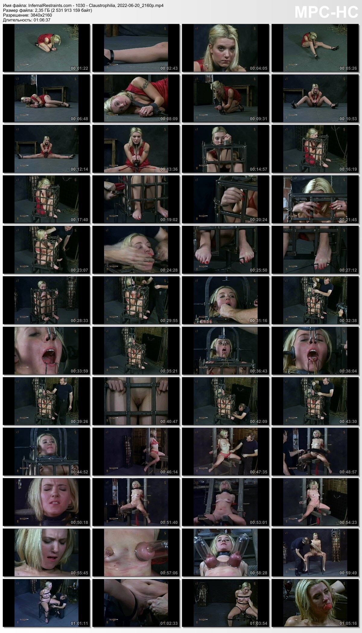 [Infernalrestraints.com] 1030 (Aka Alisha Angel, Ice Creame) – Claustrophilia (Insex – Remastered) (20.06.2022) [2022, BDSM, Bondage, CAGE, Caning, FLOGGING, TITS TORTUMSiterip, 2160p] – Porn torrents download