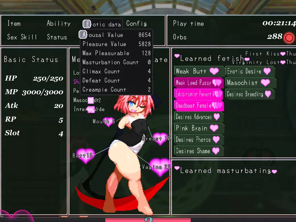 Eris Dysnomia [1.15e] (ABOVE A Damage Tile) [PTCEN] [2022, Action, SIDE-SCROLER, DOT/PIXEL, FEMALE Protagonist, Tsundere, Corruption, Sexual Harassment, Rape, Blowjob/Oral Seral, VAGIPenetration, Training, Masturbation, Monsters, Interracia] [Eng] – Porn torrents download