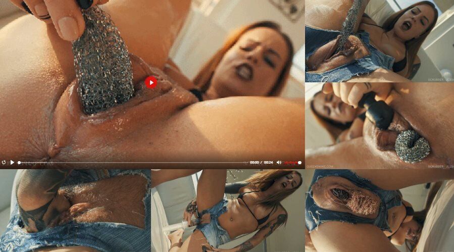 [Queensnake.com] Jessica – Scrubber – Jessica [07/23/2022, BDSM, Solo, Metal Bruss, Scrubber, Cunt Stuffing, Extreme Insertion, 1080p – Porn torrents download