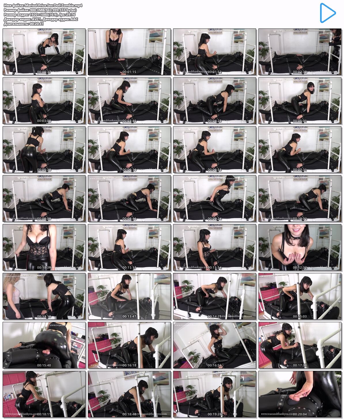 [Teaseandthankyou.com] Marisol Price Sex Doll Zombie [2022, Femdom Leather Handjob, 1080p, Siterip] – Porn torrents download