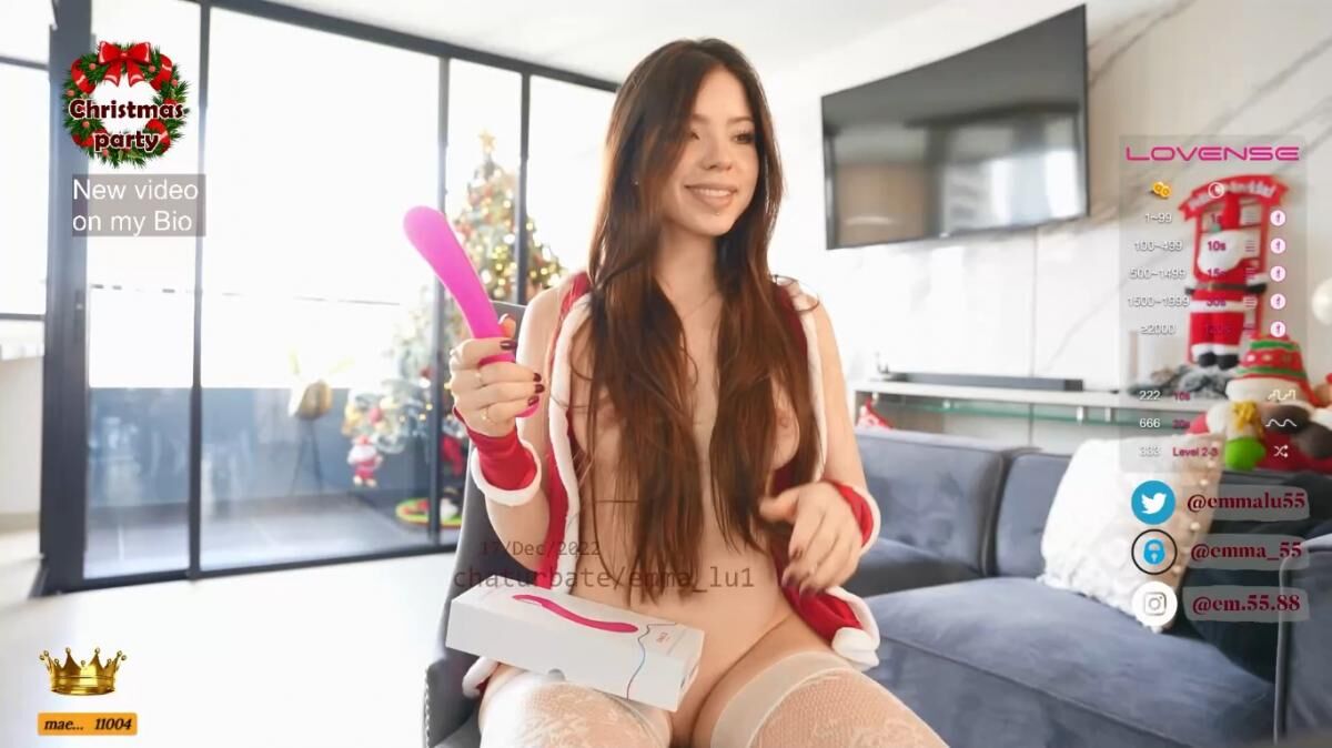 [chaturbate.com] Emma lu1 – Christmas party 12/17/2022 1080p [Masturbation, Mature, Natural Tits, Shaved, Solo, Teen, Toys, 1080p, WebCam] – Porn torrents download