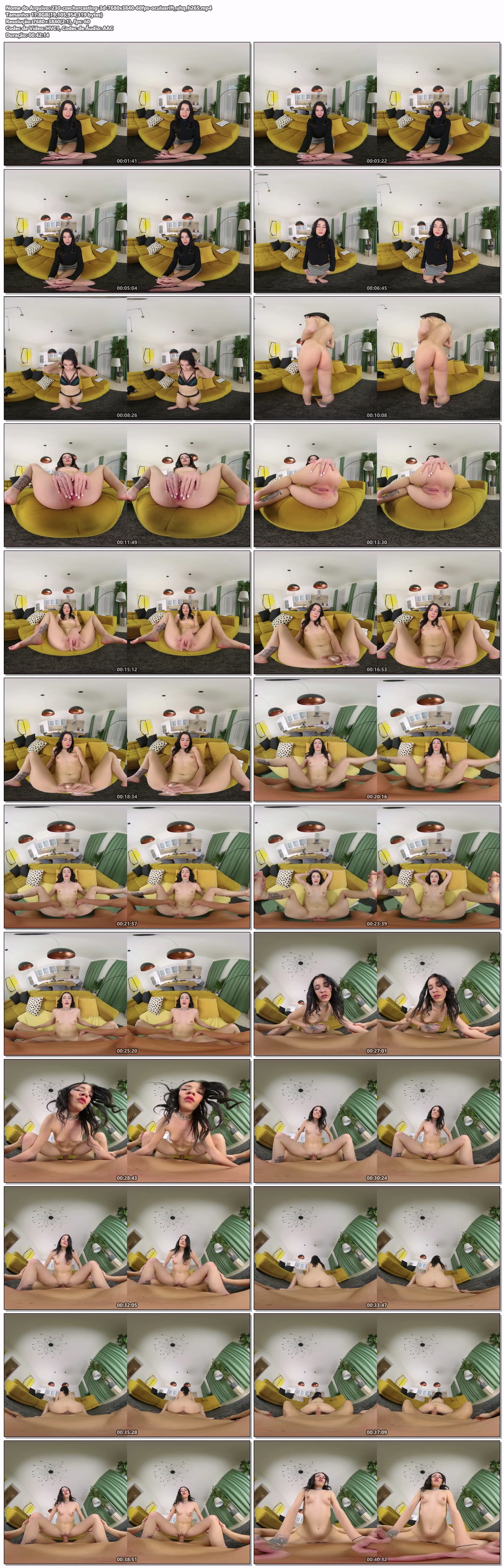 [CzechVRCasting.com] Chloe Heart – Teen With Raven Hair (CzechVRCasting 230) [30.01.2022, Blowjob, Brunette, Casting, Cowgirl, Cum In Mouth, Handjob, Masturbation, Missionary, Natural Tits, Pussy Spreading, Reverse Cowgirl, Shaved, Small Tits, Tattoo, Teen, Toys, Vibrator, Virtual Reality, SideBySide, 8K, 3840p, SiteRip] [Oculus Rift / Quest 2 / Vive] – Porn torrents download