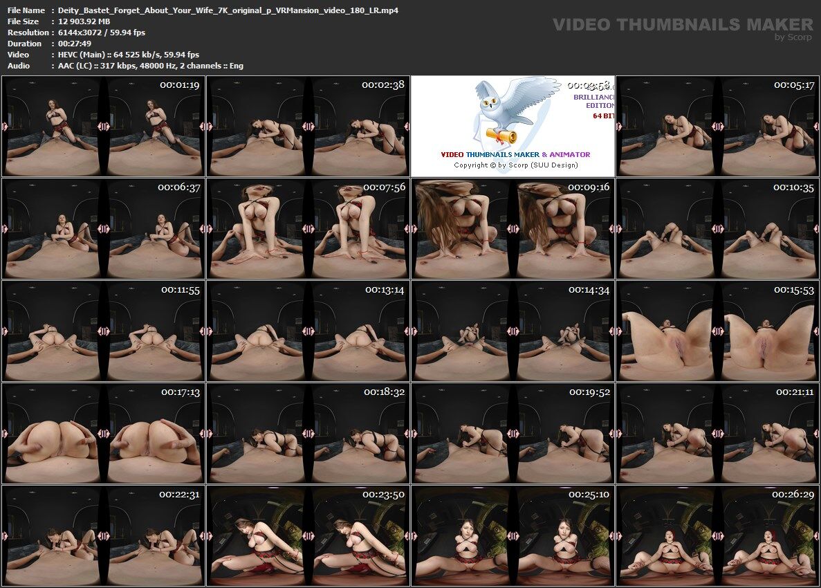[SexLikeReal.com/VRMansion] Deity Bastet – Forget About Your Wife! [2023-03-08, VR, Blowjob, Brunette, Cowgirl, Handjob, Missionary, POV, Shaved Pussy, Fishnet Stockings, 6K, SideBySide, 3072p, SiteRip] [Oculus Rift / Vive] – Porn torrents download