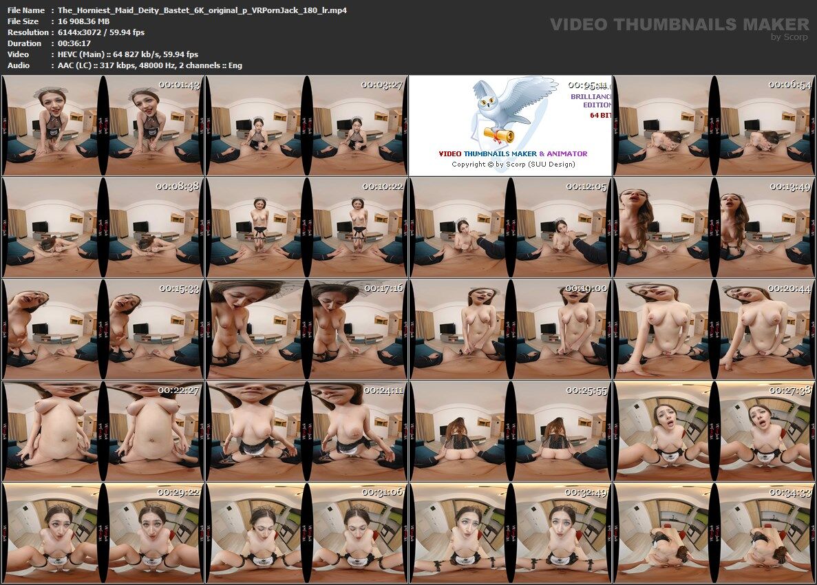 [SexLikeReal.com/VRpornjack] Deity Bastet – The Horniest Maid [2023-01-27, VR, Big Ass, Big Tits, Titfuck, Brunette, Cowgirl, Cum In Mouth, Cock Rubbing Pussy, Missionary, Condom, POV, Shaved Pussy , Pierced Nipples, 6K, SideBySide, 3072p, SiteRip] [Oculus Rift / Vive] – Porn torrents download