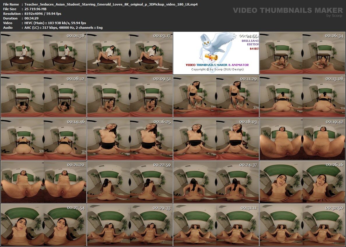 [VRPorn.com/3DPickup] Emerald Loves – Teacher Seduces Asian Student [2023-04-04, VR, Asian, Blowjob, Brunette, College, Cowgirl, Cumshot, Doggystyle, Fingering, Trimmed Pussy, Missionary, Small Natural Tits, POV, Teen, 8K, SideBySide, 4096p, SiteRip] [Oculus Rift / Vive] – Porn torrents download