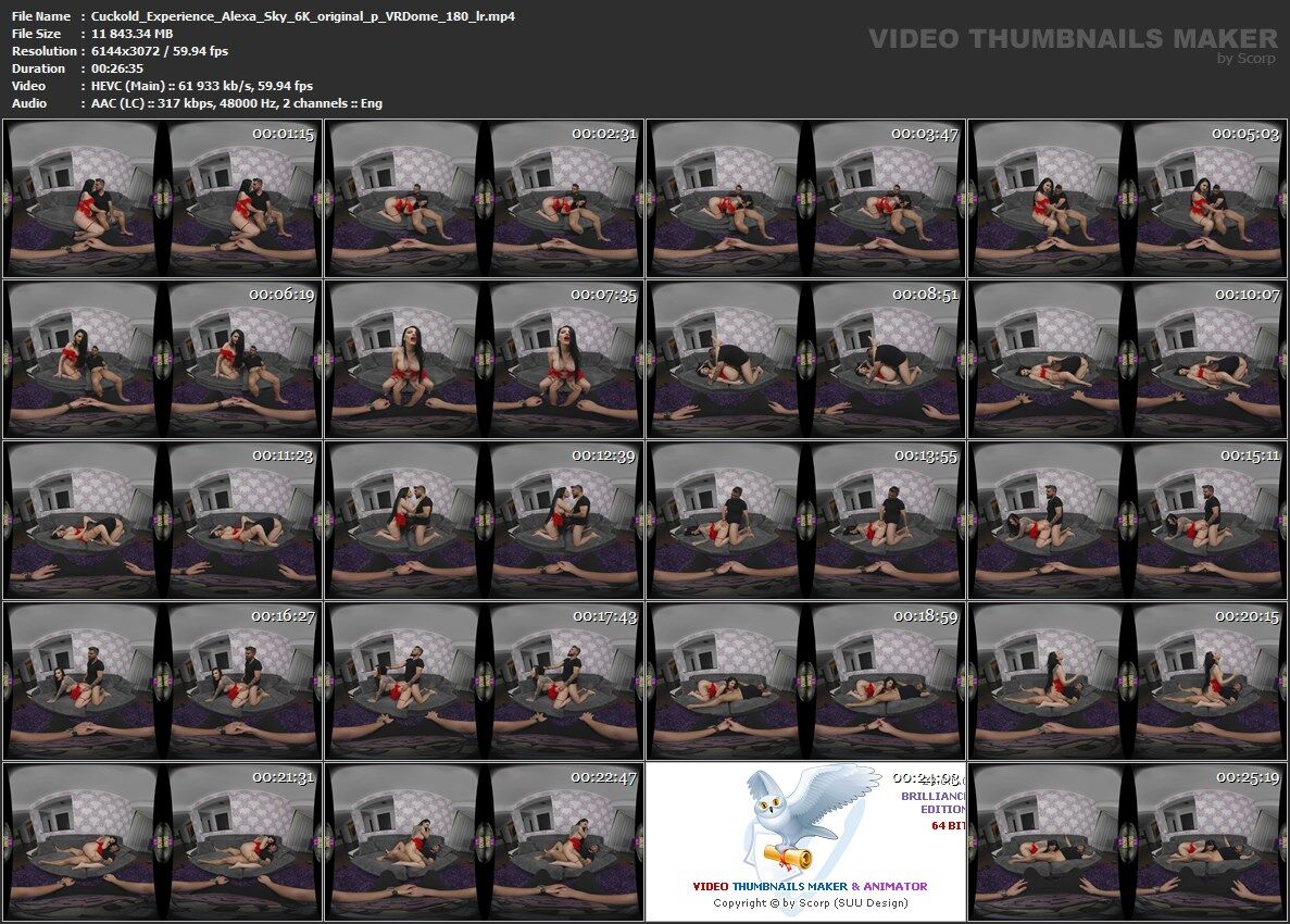 [VRPorn.com/VRDome] Alexa Sky – Cuckold Experience [2023-04-07, VR, Big Tits, Blowjob, Brunette, Cowgirl, Cuckold, Cum In Mouth, Cumshot, Doggystyle, Fingering, Lingerie, Missionary, Voyeur POV, Pussy Licking, Reverse Cowgirl, Shaved Pussy, Tattoos, SideBySide, 3072p, SiteRip] [Oculus Rift / Vive] – Porn torrents download