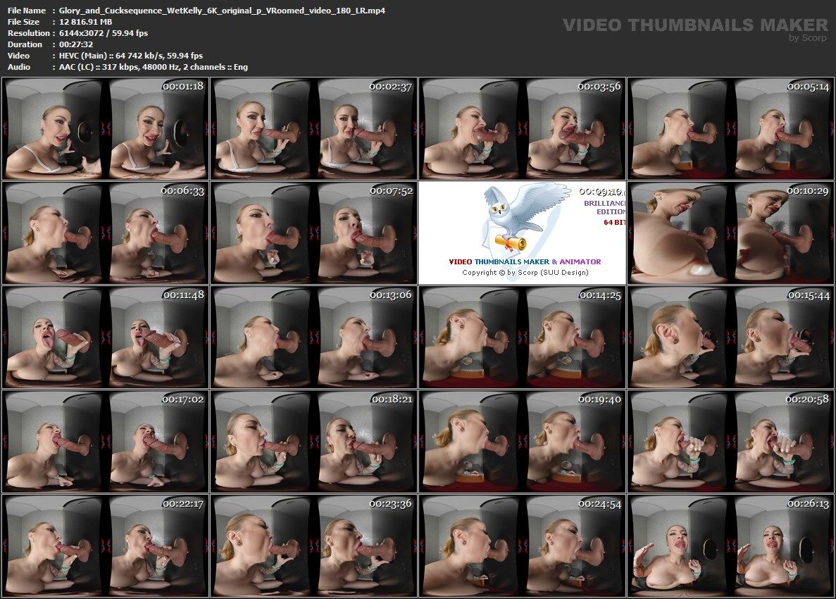 [SexLikeReal.com/VRoomed] Wet Kelly – Glory and Cucksequence [2023-03-25, VR, Blowjob, Silicone Breasts, Cum In Mouth, Gloryhole, Handjob, Lipstick, Fishnet Stockings, NonPOV, Tattoos, SideBySide, 3072p, SiteRip] [Oculus Rift/Vive] – Porn torrents download