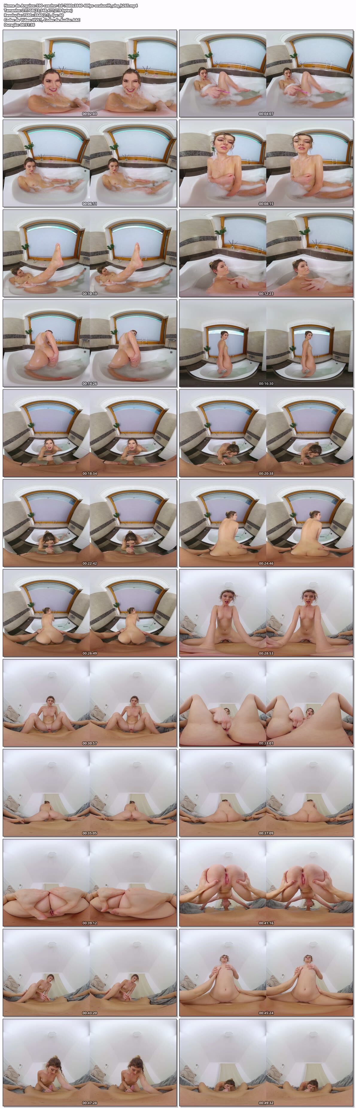 [CzechVR.com] Candice Demellza – Hot Tub Romance (CzechVR 590) [10.04.2023, Bathroom, Blowjob, Braid, Brunette, Close ups, Cowgirl, Cum on Face, Curly Hair, Doggy Style, Handjob, Hardcore, Long Hair, Natural Boobs, Pale Skin, POV, Pussy Closeup, Reverse Cowgirl, Shaving, Sideways Cowgirl, Skinny, Small Boobs, Small Pussy Lips, Teasing, Tight Pussy, Wet Pussy, Virtual Reality, SideBySide, 8K, 3840p, SiteRip] [Oculus Rift] / Quest 2 / Vive] – Porn torrents download