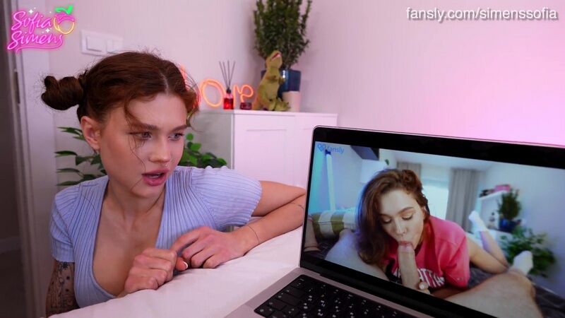 Sofia Simens – please DEEP YOUR DICK IN MY THROAT – saying my Step-sis (talk) [2023, Blowjob, 1080p, WebCam] – Porn torrents download