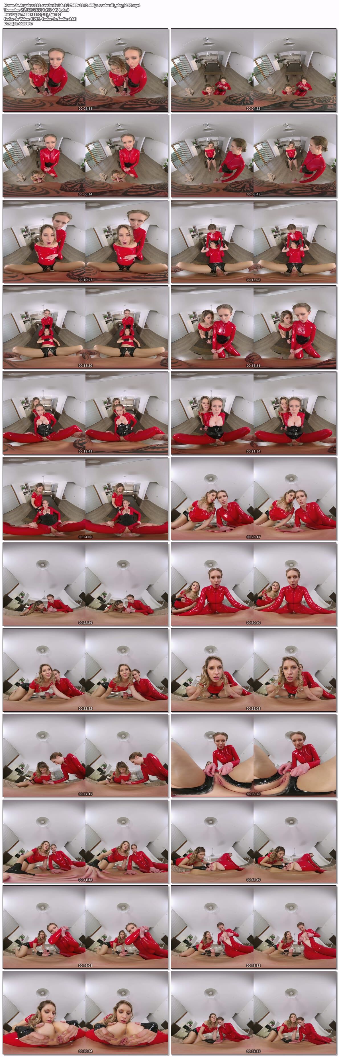 [CzechVRFetish.com] Gina Snow, Rebecca Volpetti – Latex Surprise of Your Dreams (CzechVRFetish 393) [10.05.2023, Blowjob, Brunette, Close ups, Cowgirl, Handjob Hardcore, Kissing, Kissing, Latex, Licking, Masturbation, Natural Tits, POV, Reverse Cowgirl, Rubber, Shaved Pussy, Teasing, Threesome, Virtual Reality, SideBySide, 8K, 3840p, SiteRip] [Oculus Rift / Quest 2 / Vive] – Porn torrents download