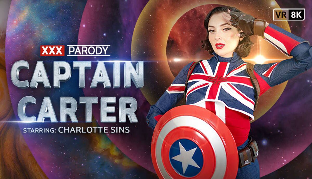 [VRConk.com] Charlotte Sins – Avengers: Captain Carter (A Porn Parody) [2023-05-12, Anal, Babe, Big Dick, Blowjob, Brunette, Cosplay, Cum In Mouth, Hairy, Masturbation, Parody, Rough Sex, Tattoo, American, Close Up, Cowgirl, Cum Swallow, Deepthroat, Doggystyle, Reverse Cowgirl, 8K, VR Porn, SideBySide, 3840p, SiteRip] [Oculus Rift / Vive] – Porn torrents download