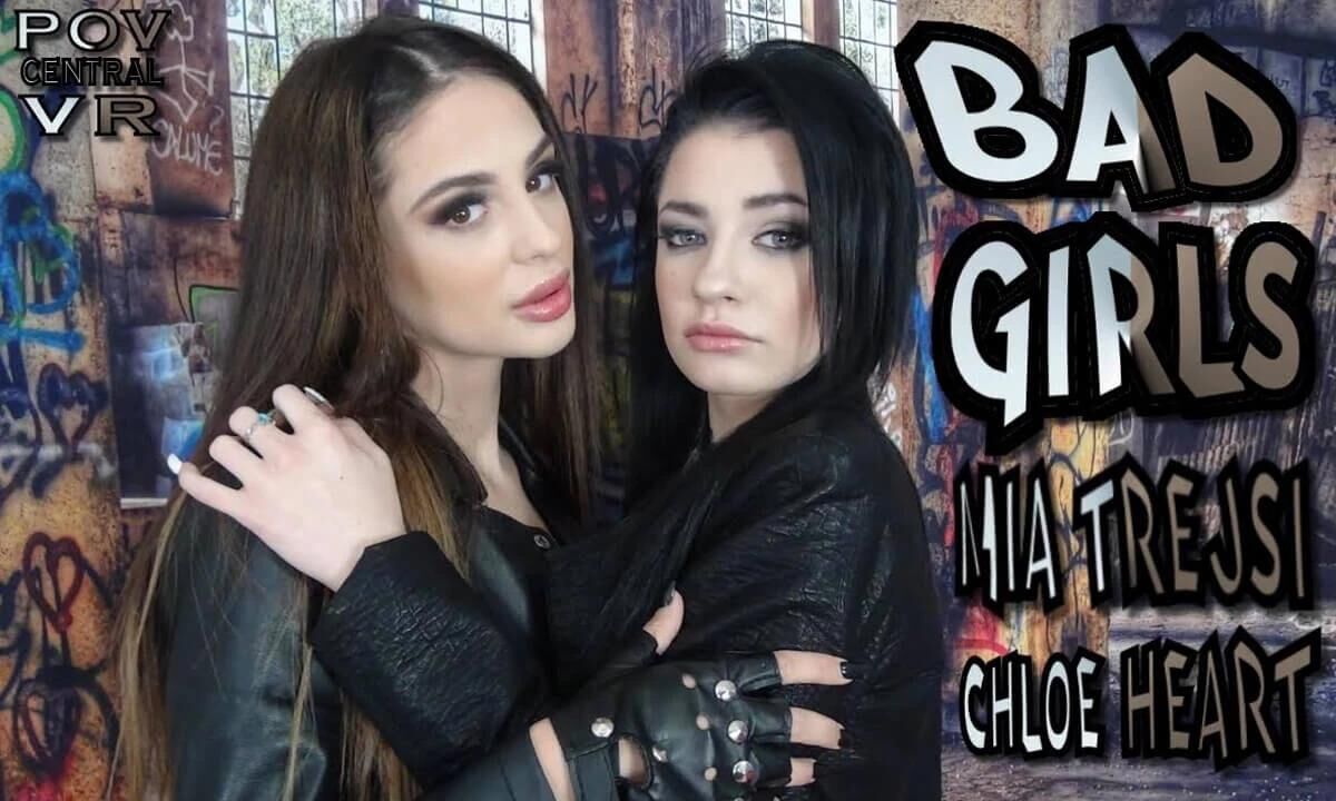 [POVcentralVR/SexLikeReal.com] Mia Trejsi, Chloe Heart – Bad Girls [2023-06-10, VR, Blowjob, Brunette, Cum In Mouth, Goth, Fishnet, Nylon Stockings, Pantyhose, POV, Tattoos, Threesome (FFM), SideBySide, 4096p, SiteRip] [Oculus Rift / Vive] – Porn torrents download