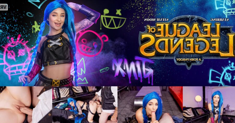 [VRConk.com] Stevie Moon – League Of Legends: Jinx (A Porn Parody) [18.08.2023, Blowjob, Blue Hair, Boots, Boots Stay On, Braided Pigtails, Clit Rubbing, Closeup Missionary, Cosplay, Cowgirl, Cum In Mouth , Doggy Style, Facial, Fingering, Handjob, Missionary, Natural Tits, Neon Hair, Partially Clothed, Pov, Reverse Cowgirl, Shaved, Small Tits, Tattoo, Wig, Virtual Reality, SideBySide, 8K, 4096p, SiteRip] [Oculus Rift / Quest 2 / Vive] – Porn torrents download