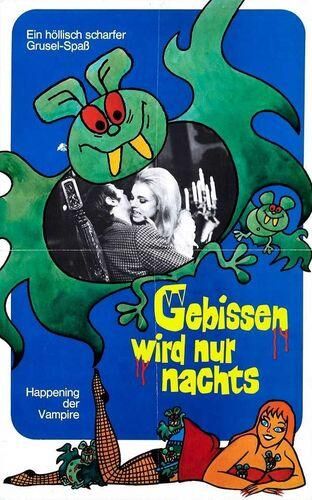 The Vampire Happening/Gebissen wird nur nachts – das Happening der Vampire/They only bite at night (Freddie Francis, Aquila Film Enterprises) [1971, Comedy, Horror, Erotic, DVDRip] – Porn torrents download