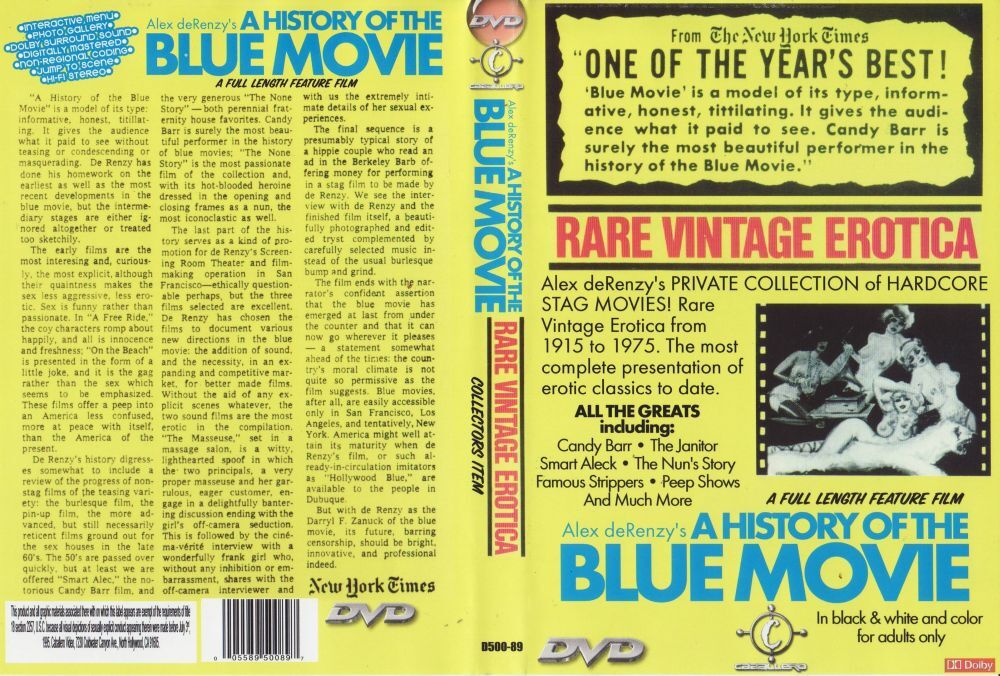 A History of the Blue Movie (Alex DeRenzy, Caballero Video) [1970, Classic, Retro, DVDRip] (Bonnie Holiday, Candy Barr, Helen Madigan, Nancy Hoffman, Tempest Storm) – Porn torrents download